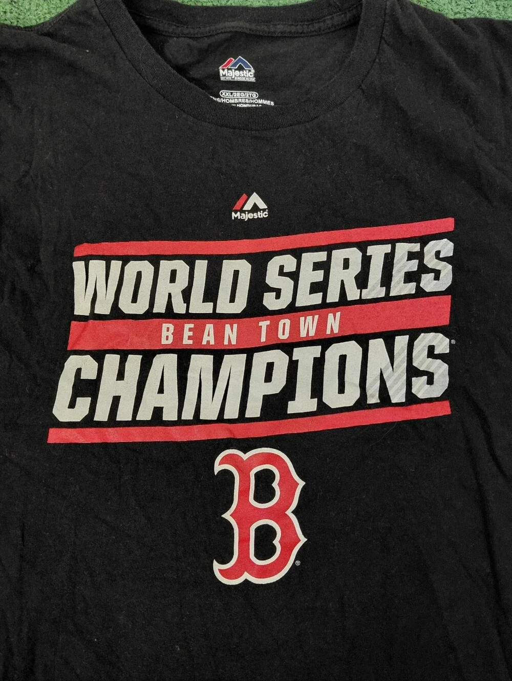 Majestic MLB Boston Red Sox 2018 World Series Champions Baseball Sports Black Cu